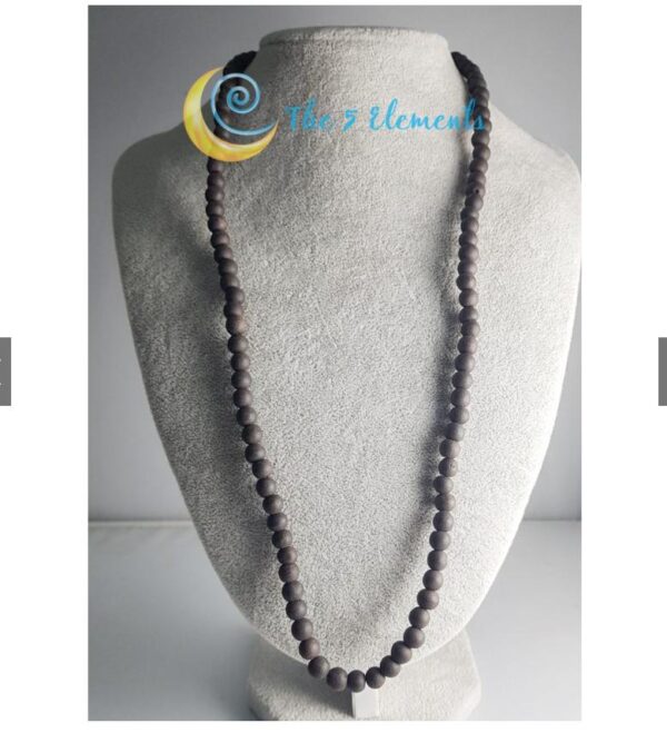 100% Natural Karungali Kattai Maalai (Rosary) in Various Sizes| Unpolished Ebony Wood From India - Image 3