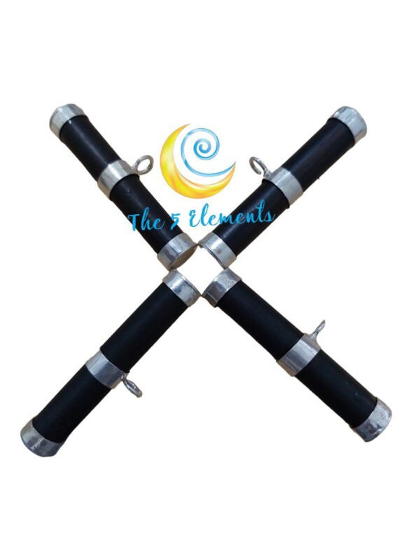 Karungali Wood Thaayathu/Talisman with Silver Cap |Protection from negative energy - Image 2