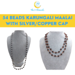 Silver cap and copper cap karungali maalai