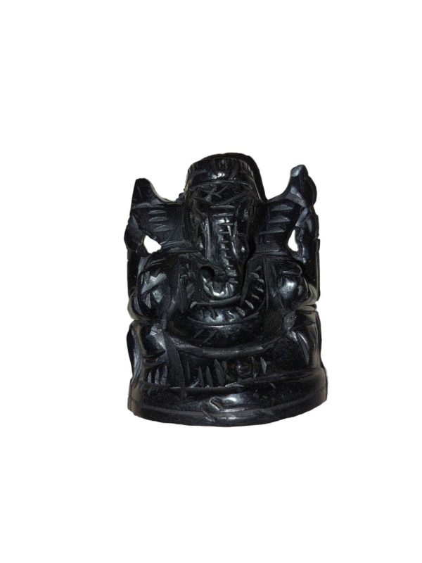 2" karungali wood carved ganesha