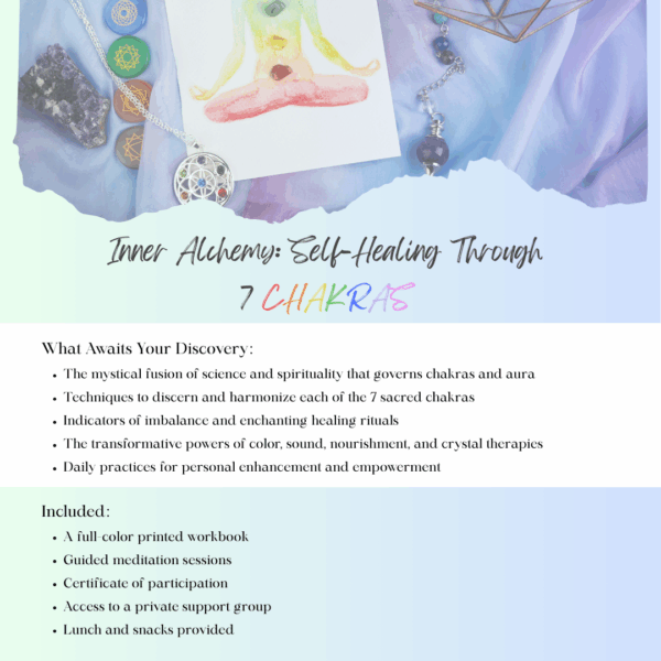 Inner Alchemy: Self-Healing Through the 7 Chakras – Transformative Workshop - Image 2
